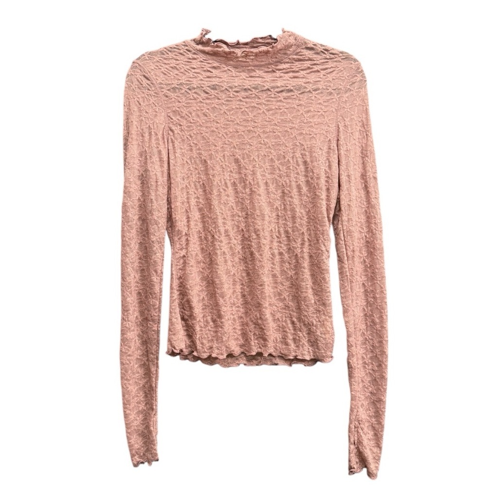 Free People Intimately FP Mock Neck Long Sleeve Top